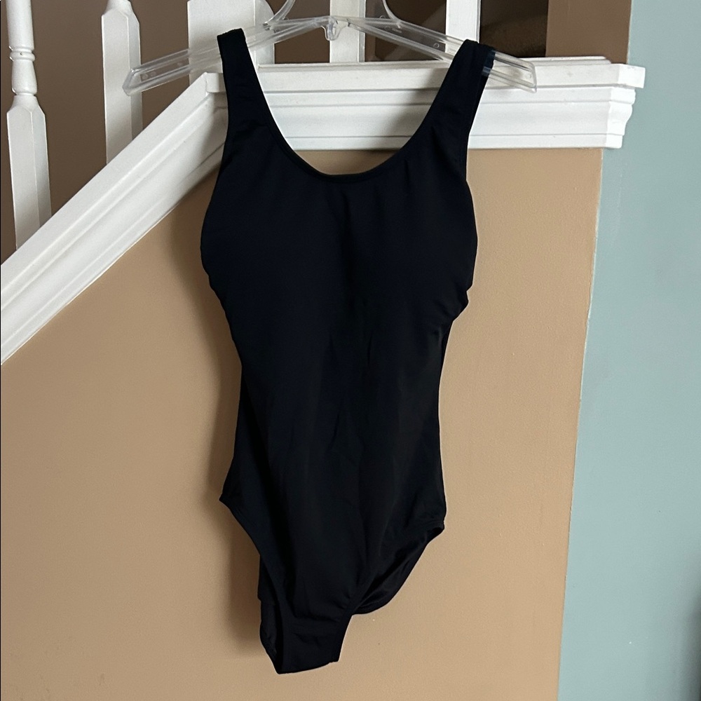 Classic Black Women’s One Piece Swimsuit Size 10